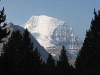 Glaciers atop Mt. Robson